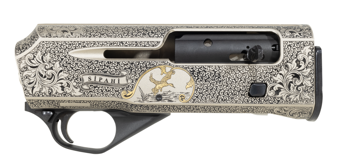 Sipahi V12 Gold Engraving Walnut  Semi Auto Shotgun  | 28" Barrel |