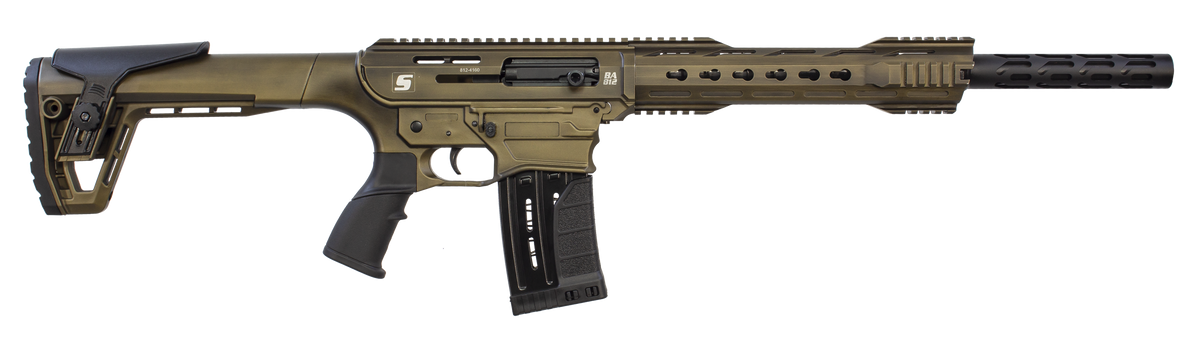 Sipahi AR 12 & BA812 Rusty Bronze AR Semi Auto Shotgun | 18" Barrel 12 Gauge
