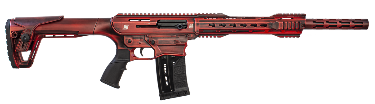 Sipahi AR 12 & BA812 Rusty Red AR Semi Auto Shotgun | 18" Barrel 12 Gauge