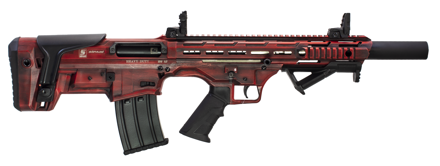 Sipahi BS12 Rusty Red Heavy Duty Bullpup Shotgun | 18" Barrel 12 Gauge