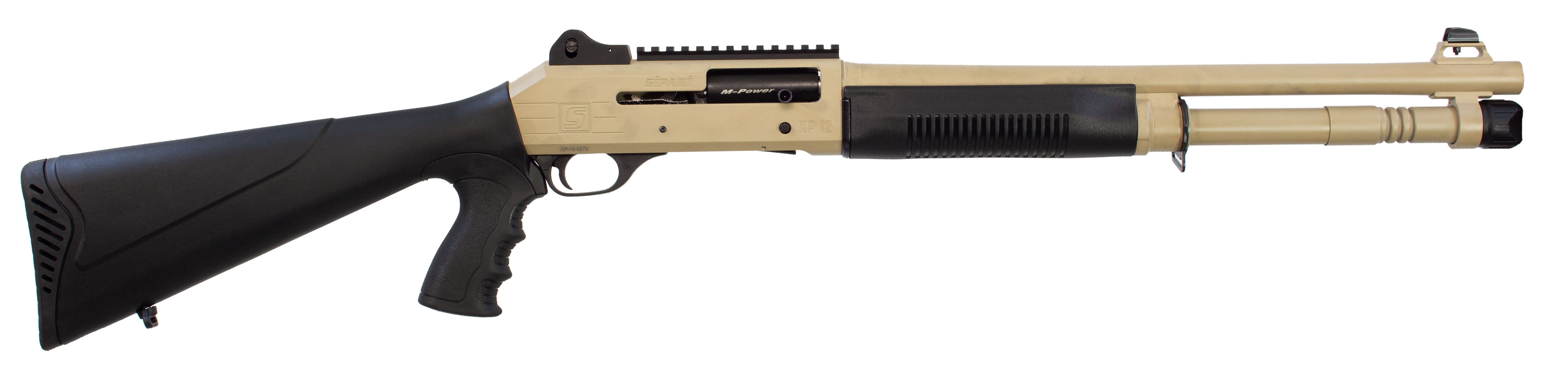 Sipahi RS12 & XP12 M-POWER Desert | M4 | Semi Auto Shotgun | 18" Barrel
