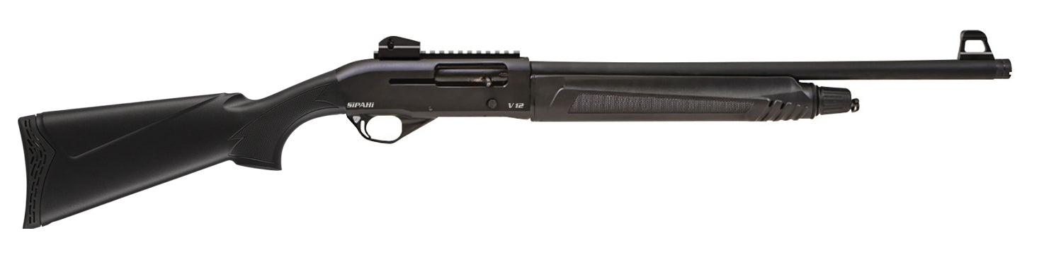 Sipahi V12 POLY HD Full Metal Frame (Hard Case) Short Semi Auto Shotgun | 18" Barrel 12 Gauge | Gas Operated