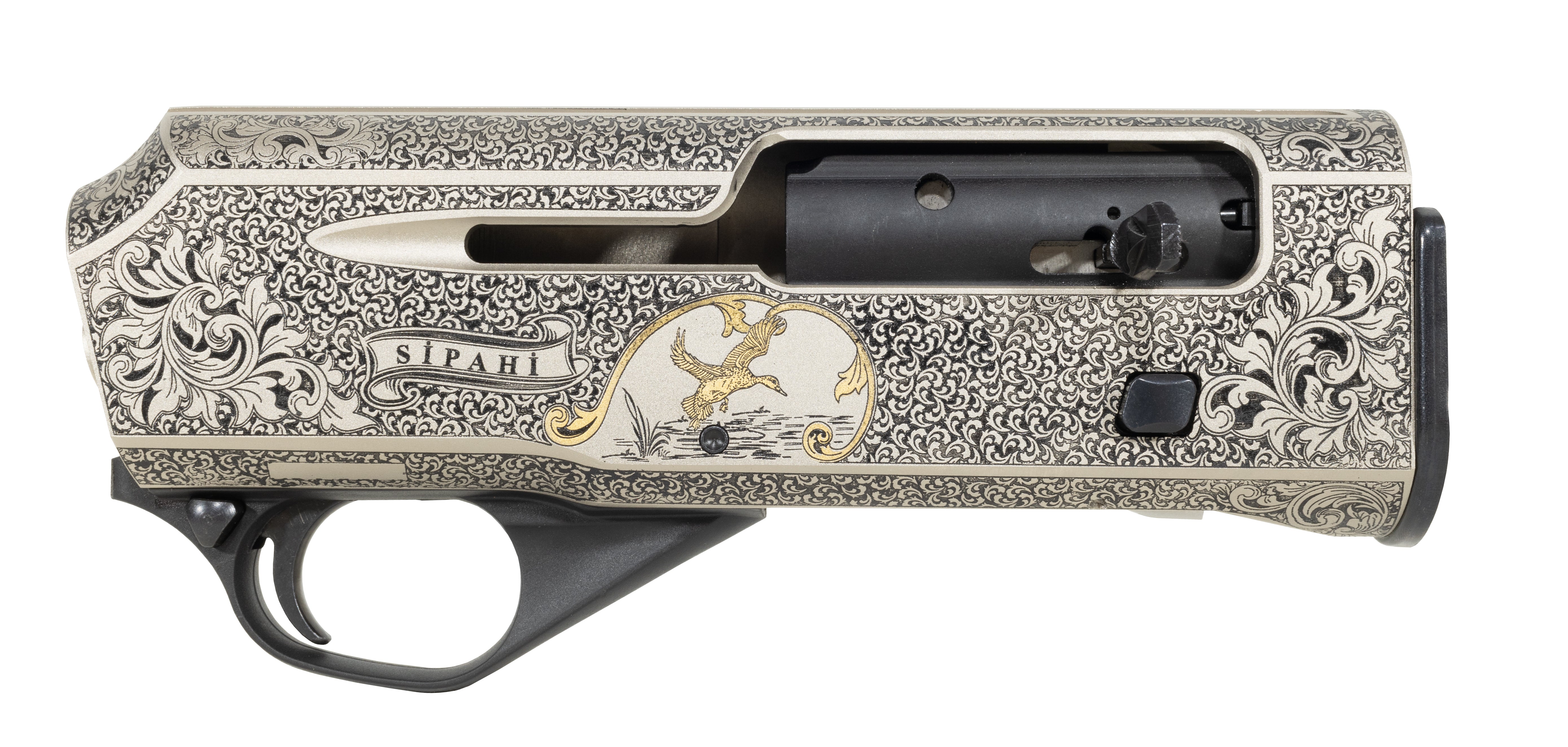 Sipahi V12 Gold Engraving Walnut Semi Auto Shotgun | 18" Barrel |