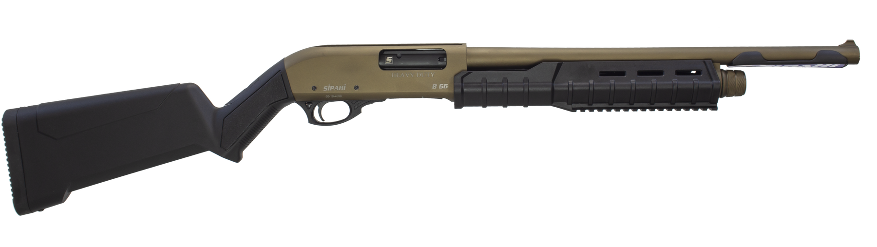 Sipahi B66 CERA  18"Pump Action Shotgun |  12 Gauge