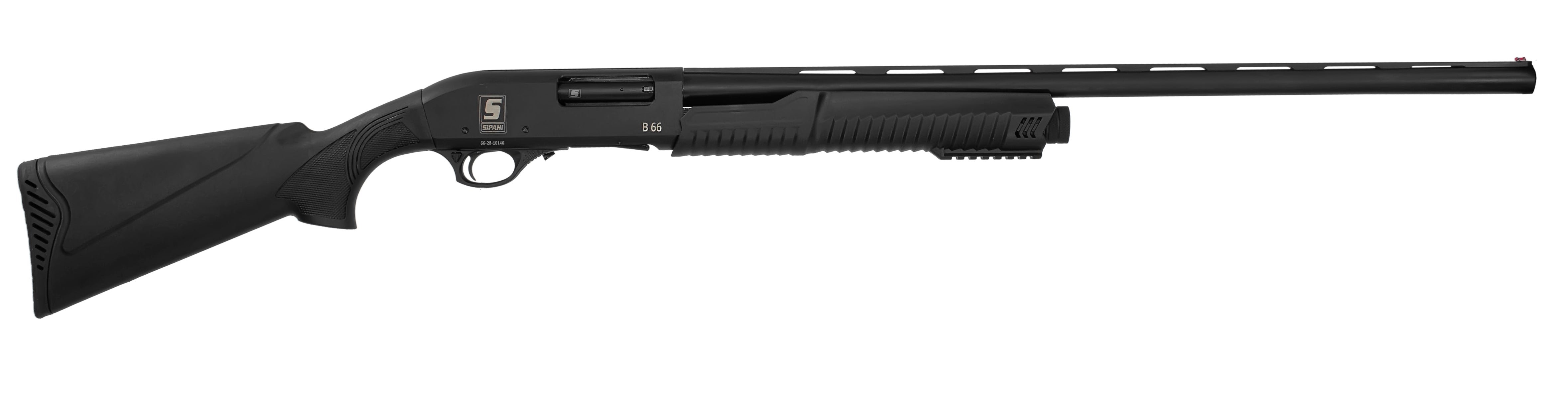 Sipahi B66 Poly 28"Polymer Long Pump Action Shotgun |  12 Gauge