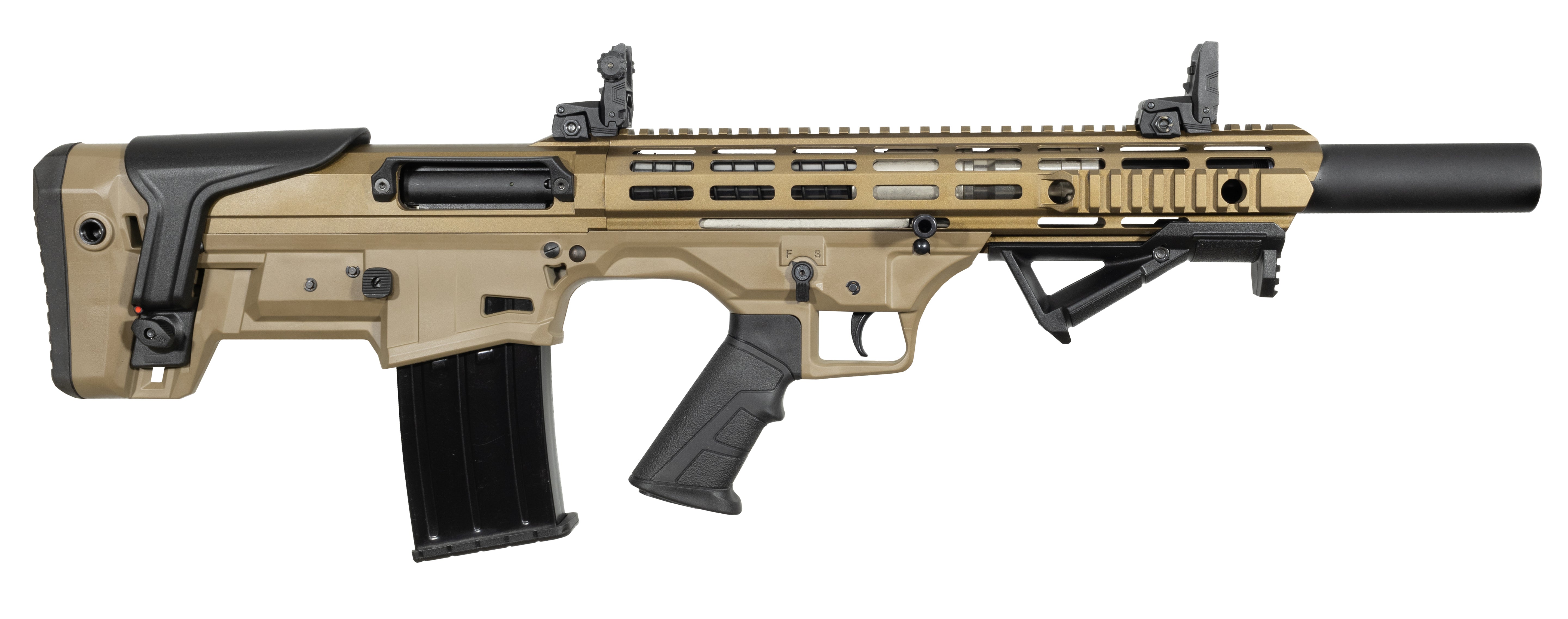 Sipahi BS12 FDE Heavy Duty Bullpup Shotgun | 18" Barrel 12 Gauge