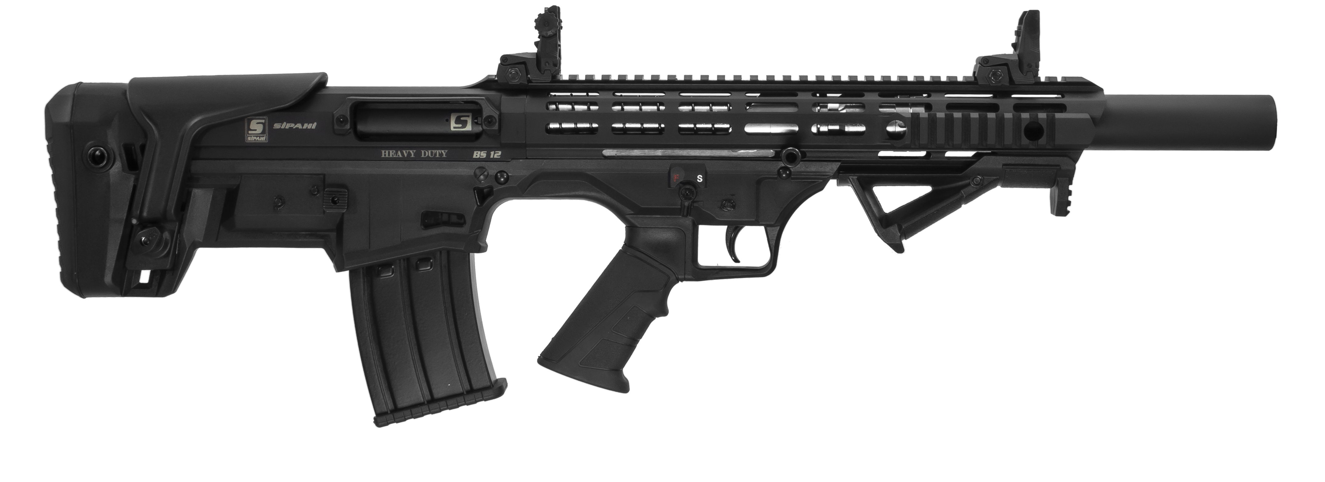 Sipahi BS12 HD  Black Heavy Duty Bullpup Shotgun | 18" Barrel 12 Gauge