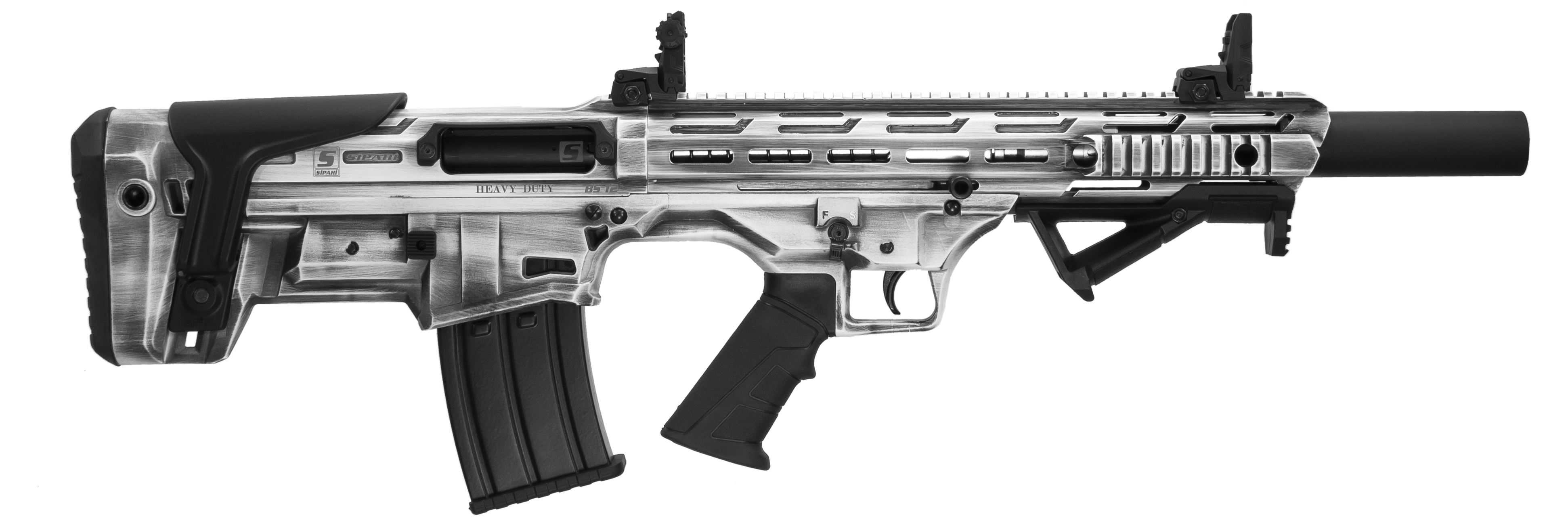 Sipahi BS12 Rusty White Heavy Duty Bullpup Shotgun | 18" Barrel 12 Gauge