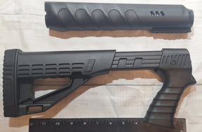 SIPAHI D12 Teleskopik Shotgun Stock and Forend with flash rail.