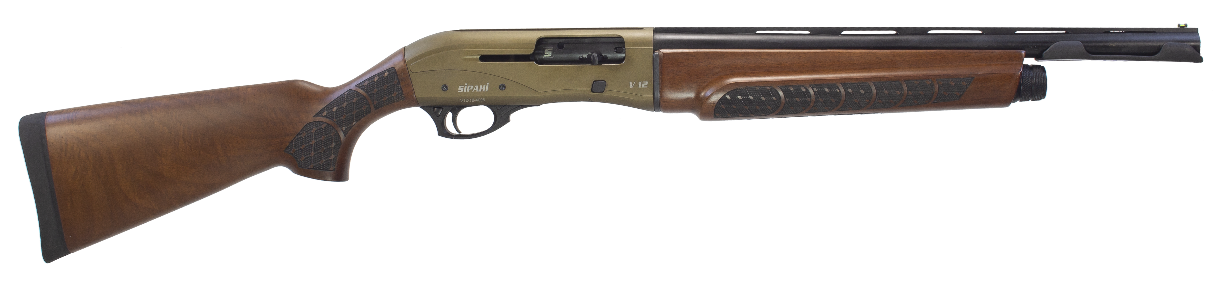 Sipahi V12 CERA CUTOFF  Long Semi Auto Shotgun | 18" Barrel |