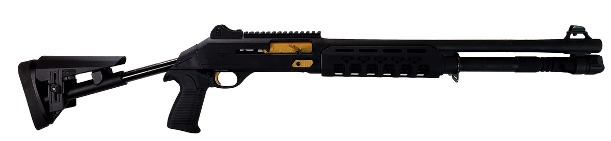 Sipahi RS12 Tactical Black M-POWER |  M4 Tactical | Semi Auto Shotgun | 18" Barrel